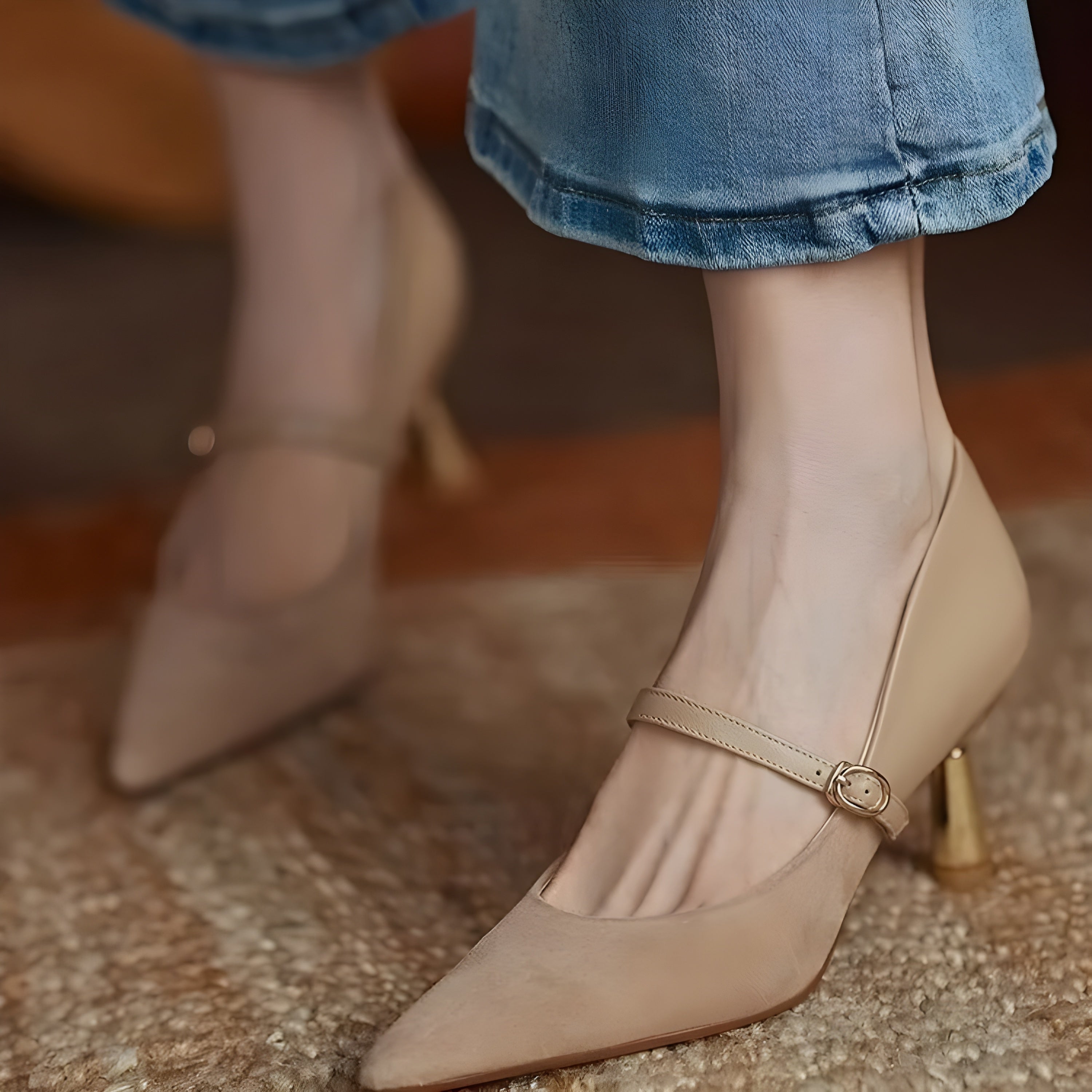 THEA GENUINE LEATHER MULES