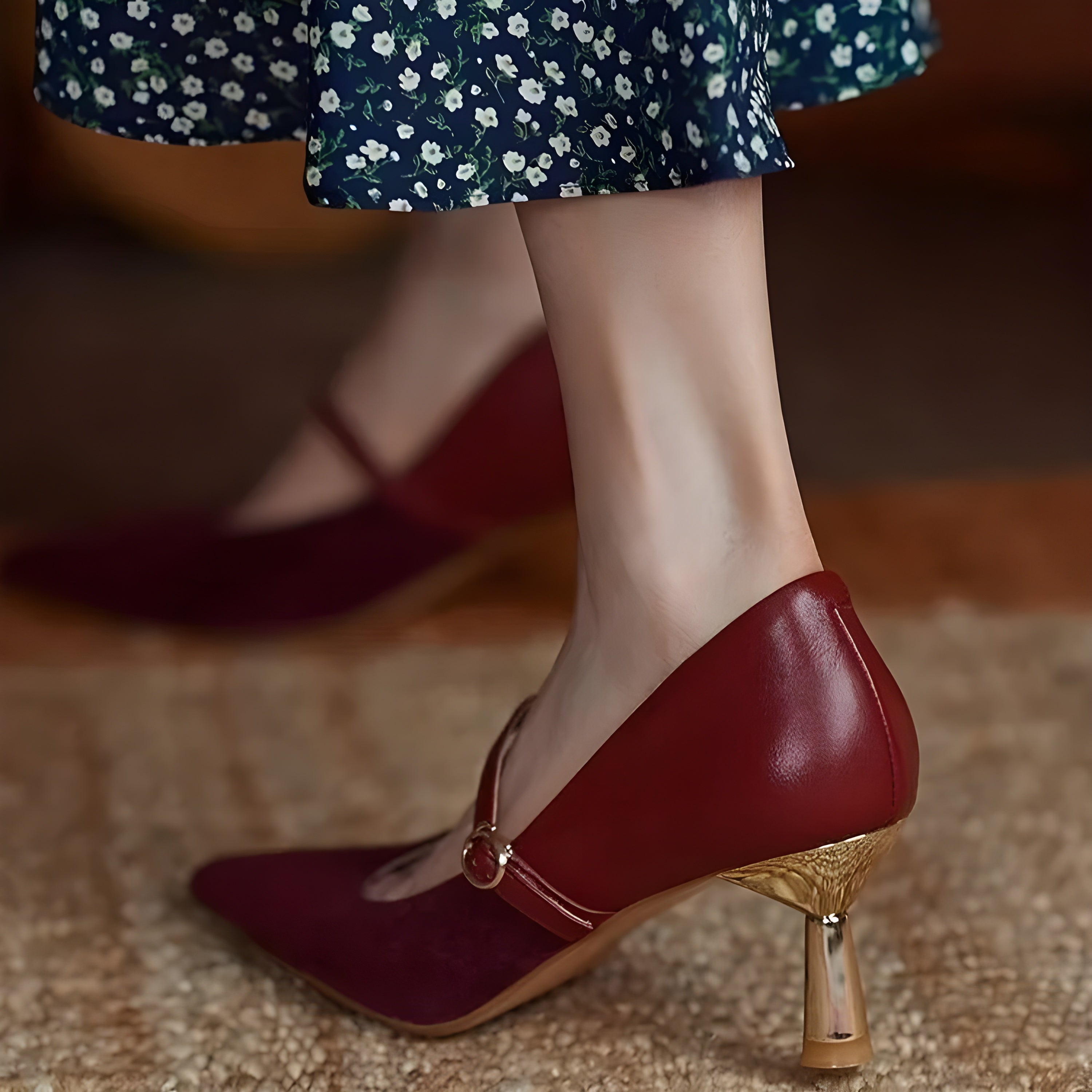 THEA GENUINE LEATHER MULES