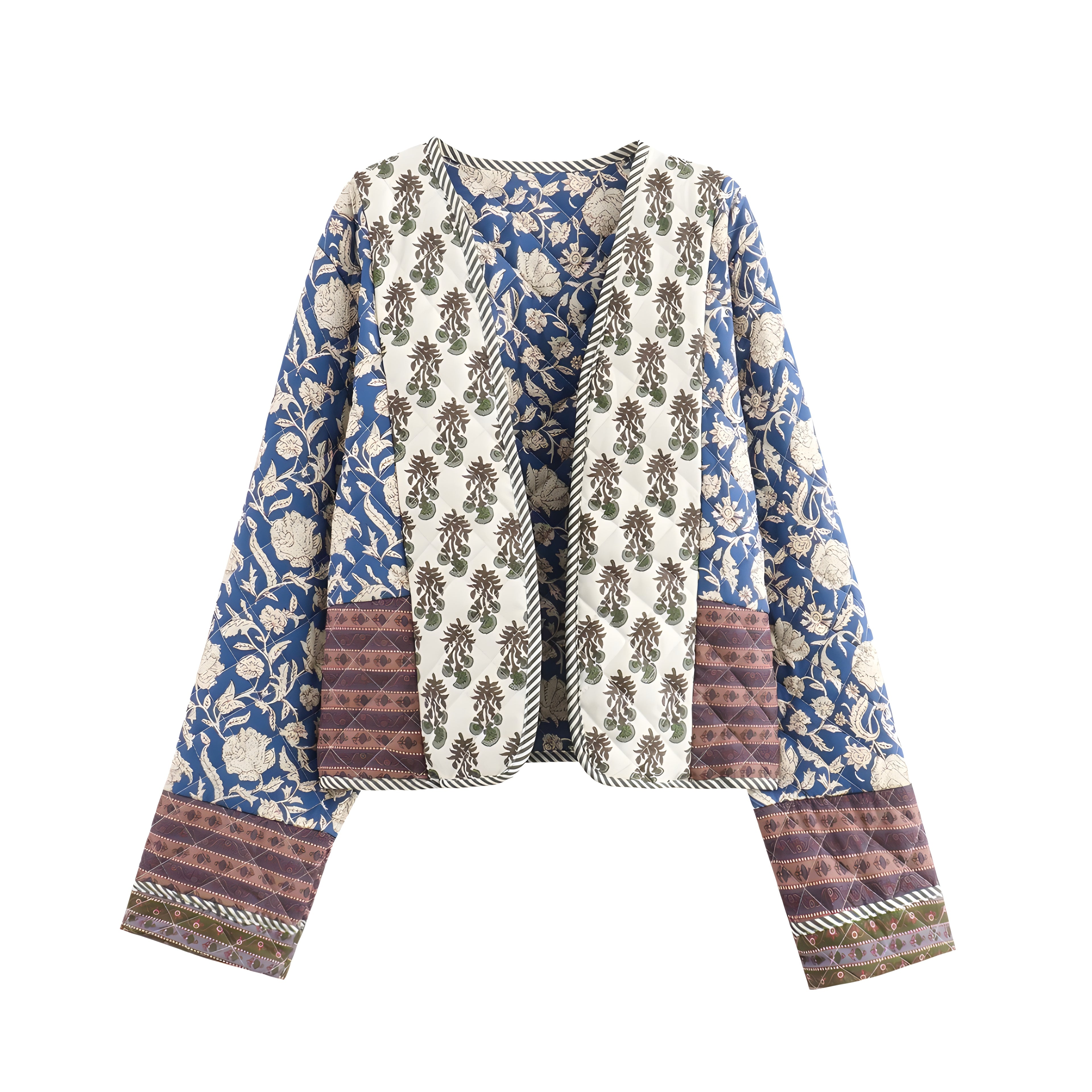 BOHEMIAN PATCHWORK FLORAL JACKET