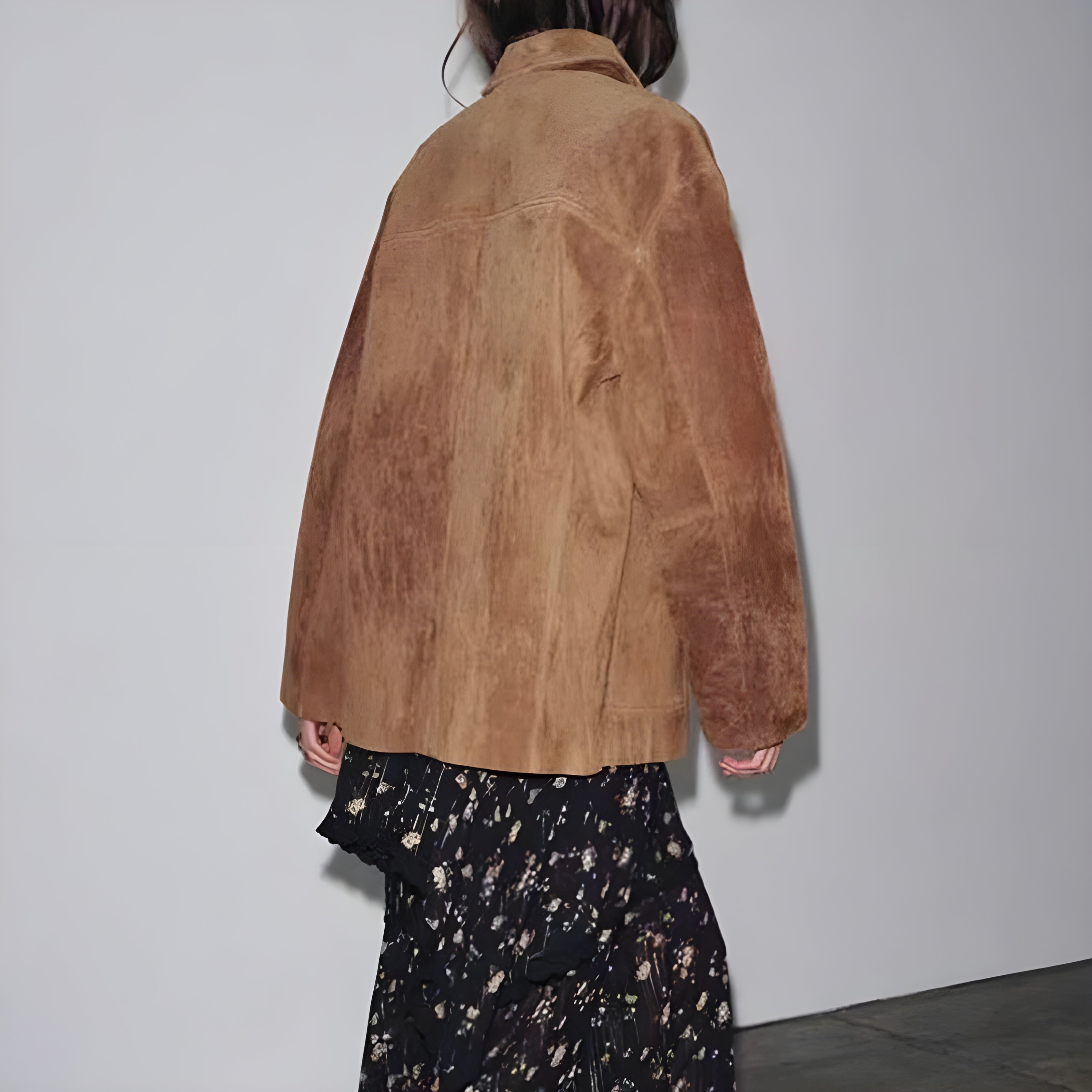 VINTAGE SUEDE BUTTON JACKET