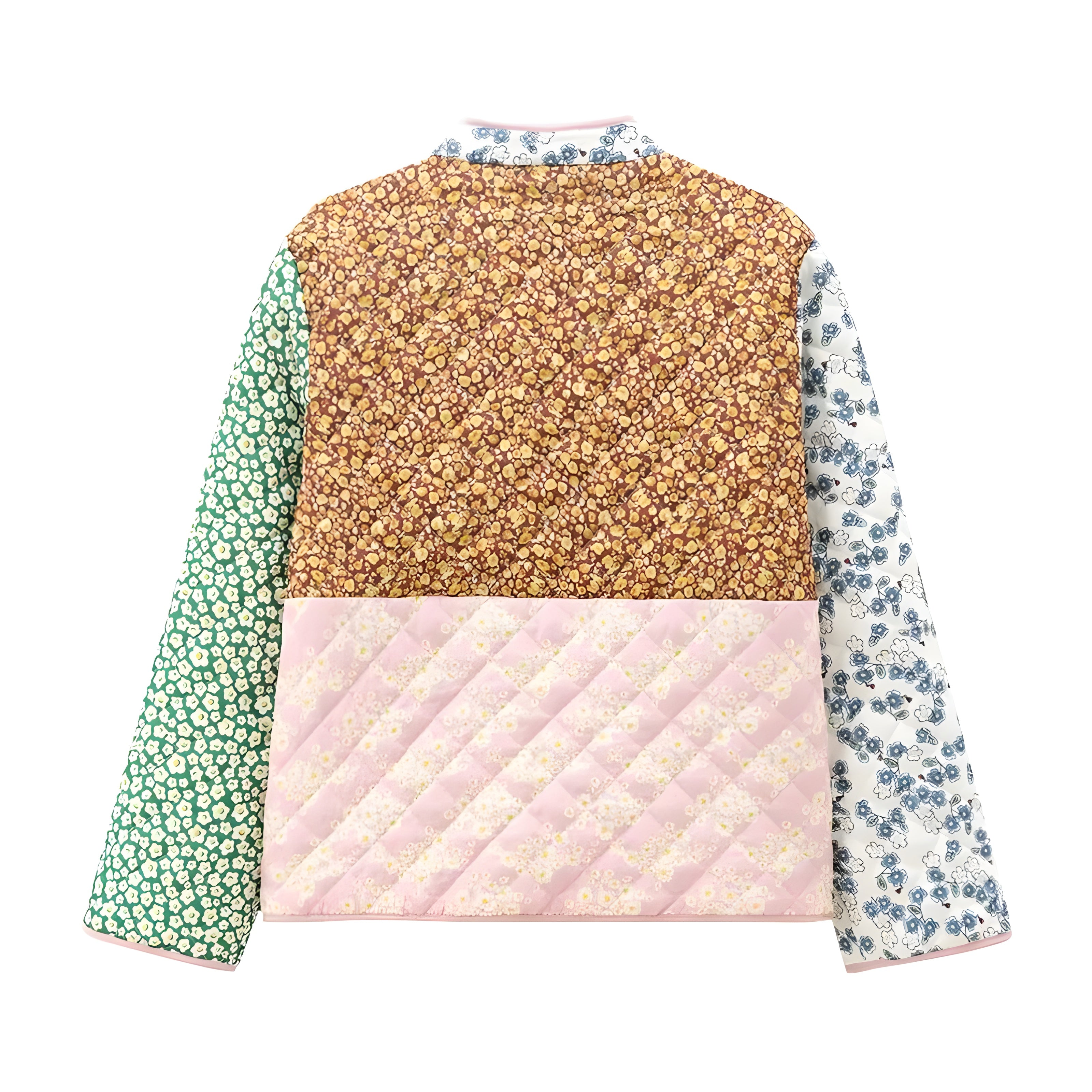 BOHO FLORAL PATCHWORK COAT