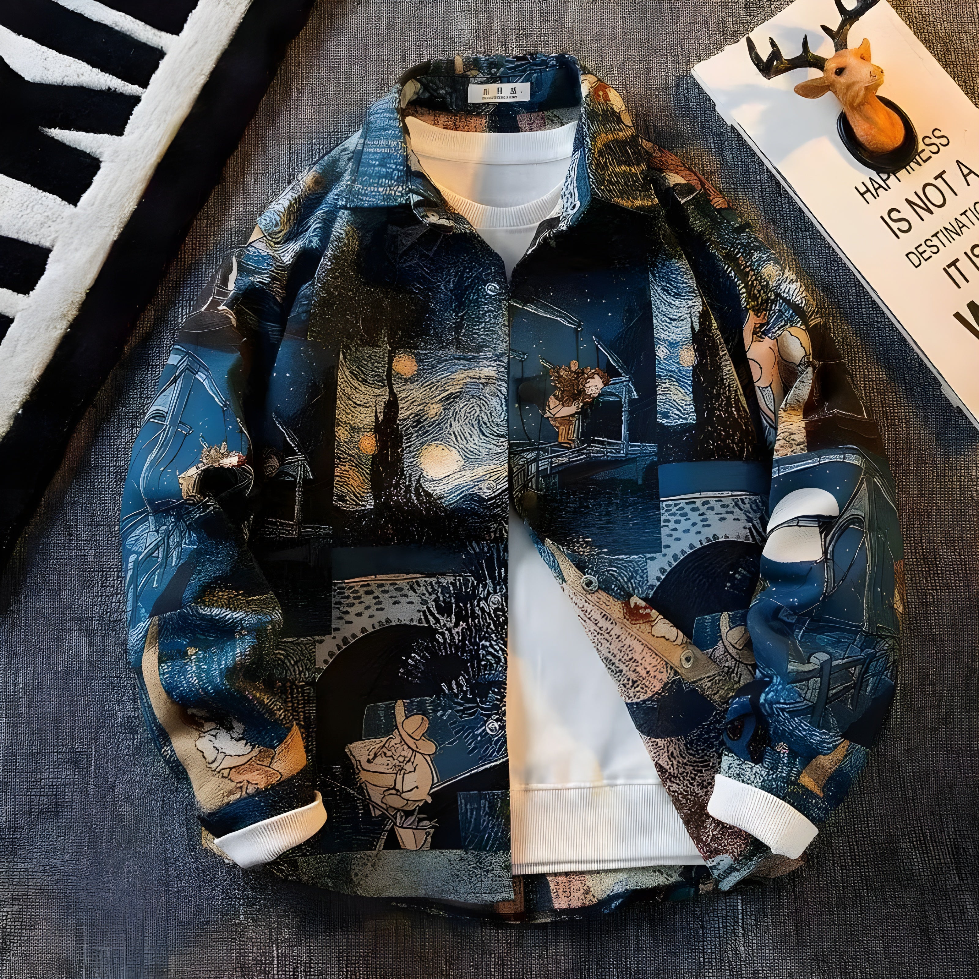 STARRY NIGHT VINTAGE JACKET