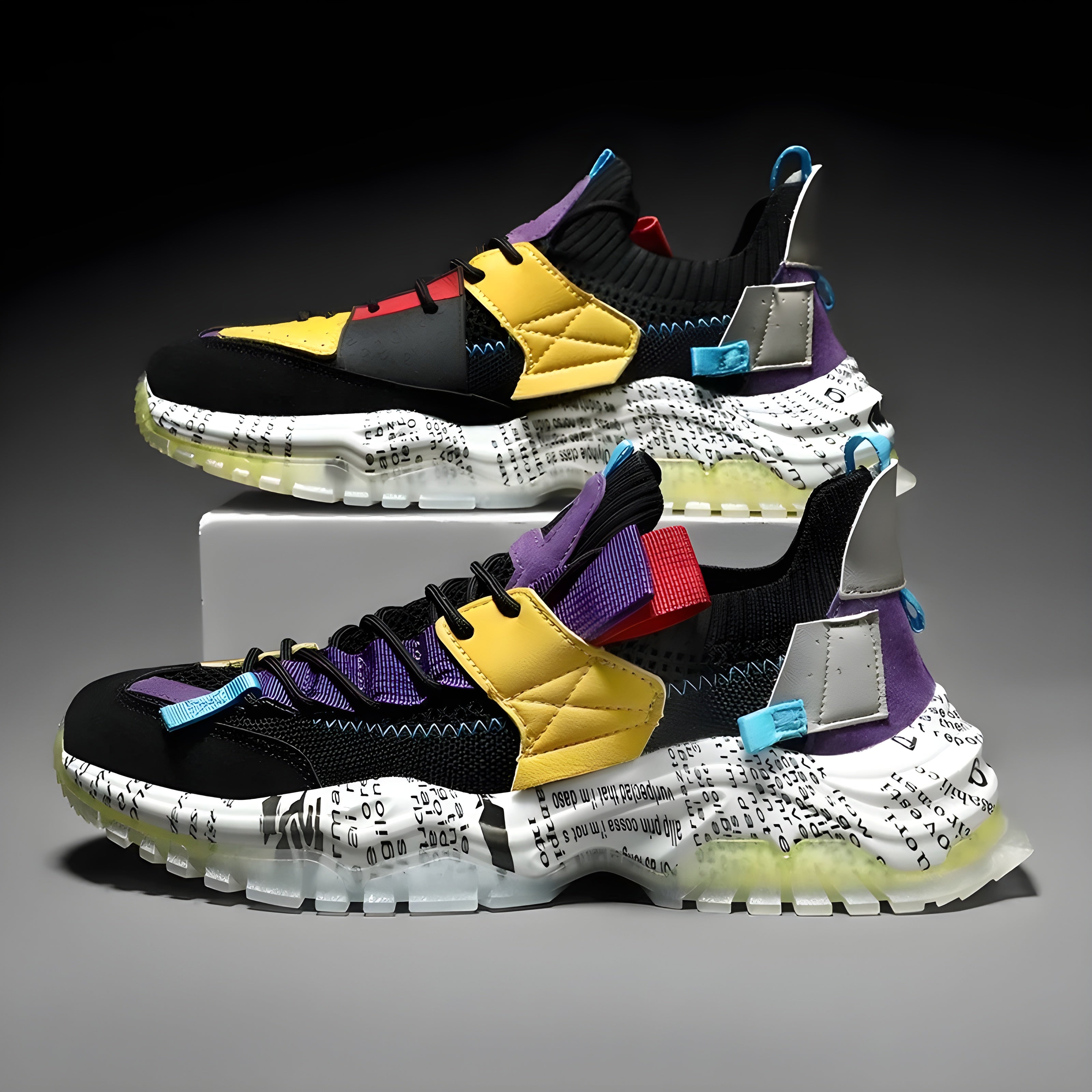 GRAFFITI BREATHABLE MESH SNEAKERS